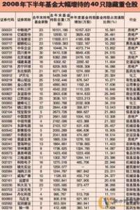 基金重仓股与机构重仓股有什么不一样的区别